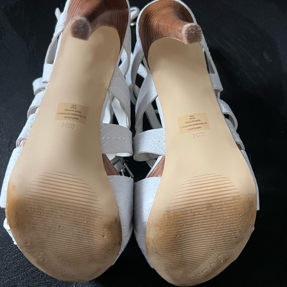 Guess Kasey Birdcage Ankle Platform Heels - Picture 2 of 6